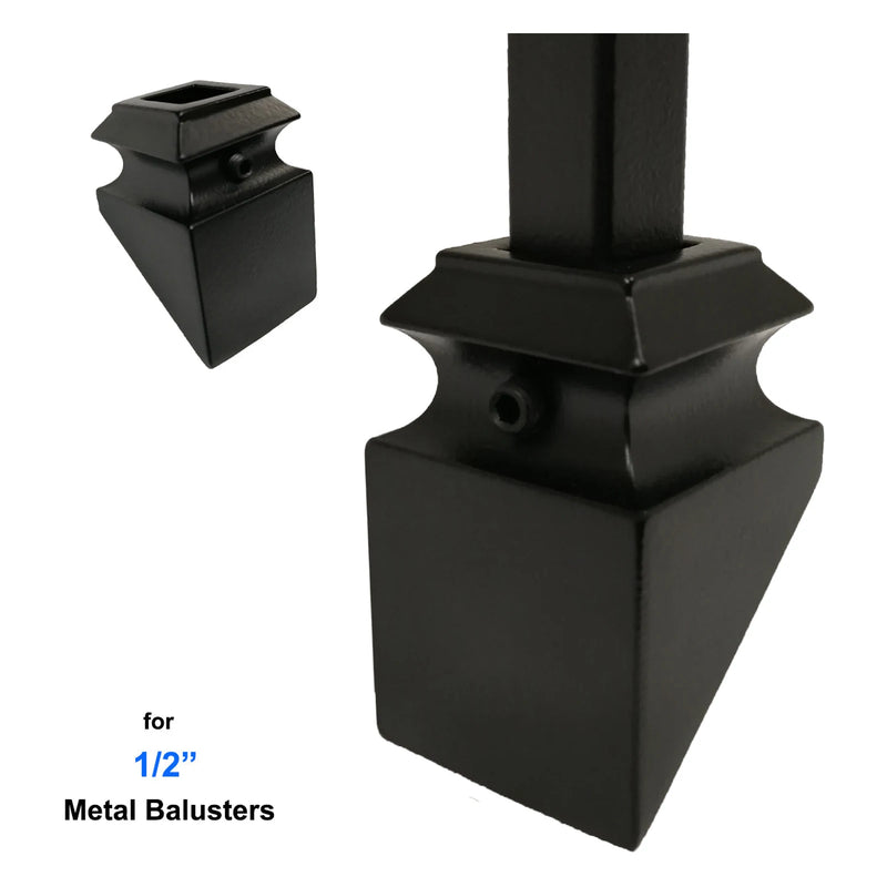 1/2 in. Square Baluster Shoe, Rake