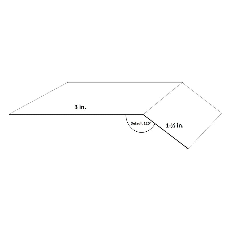 1/2 in. x 2-3/4 in. x 10 ft. Drip Edge, Brown