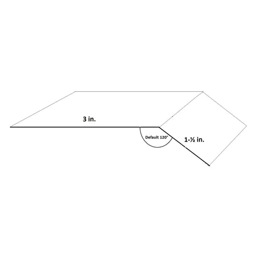1/2 in. x 2-3/4 in. x 10 ft. Drip Edge, Brown