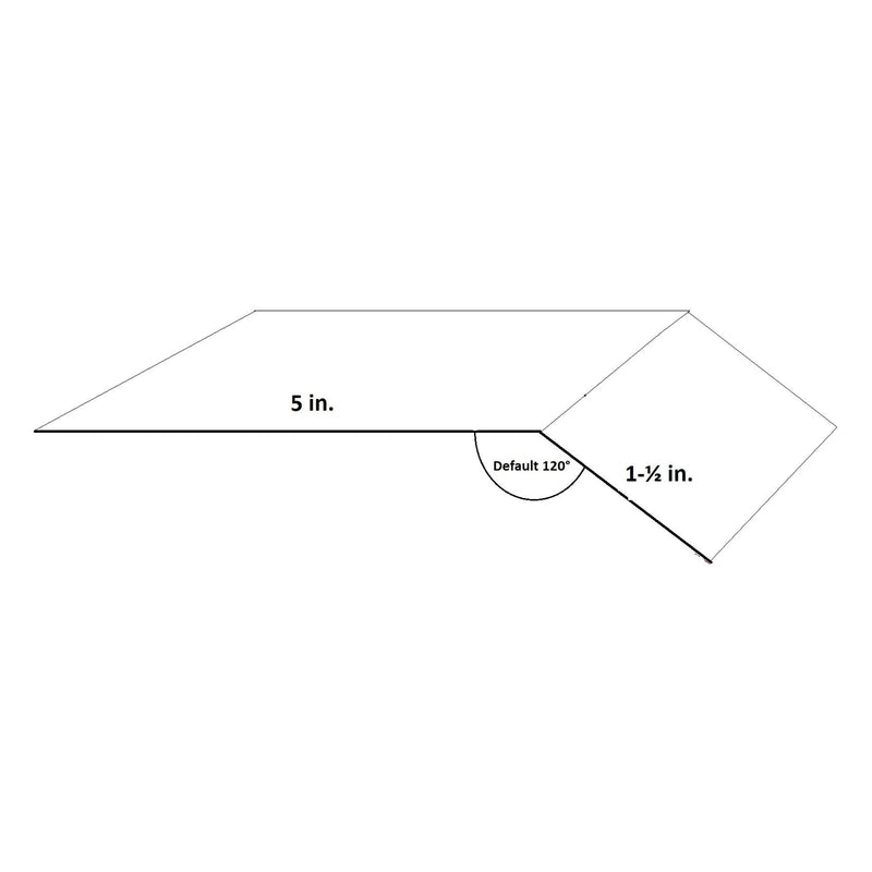 1/2 in. x 2-3/4 in. x 10 ft. White Drip Edge