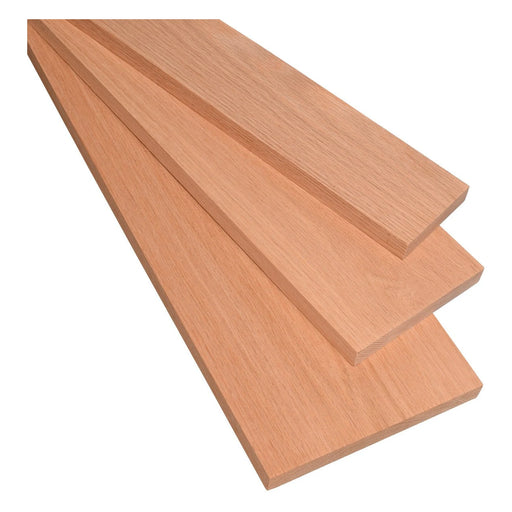 1 in. x 12 in. x 10 ft. Red Oak Board, S4S