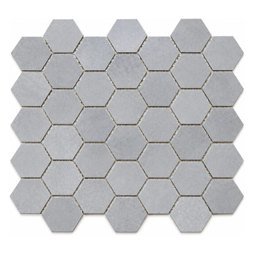 12 in. x 12 in. Octagon Mosaic Tile, Light Gray