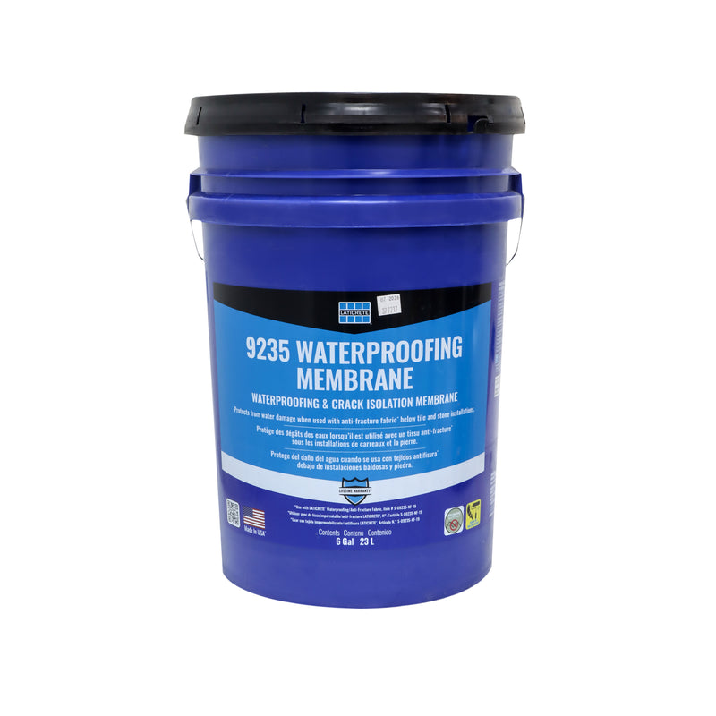 LATICRETE 9235 Waterproofing Membrane – 6 Gallon Liquid Crack Isolation & Waterproofing