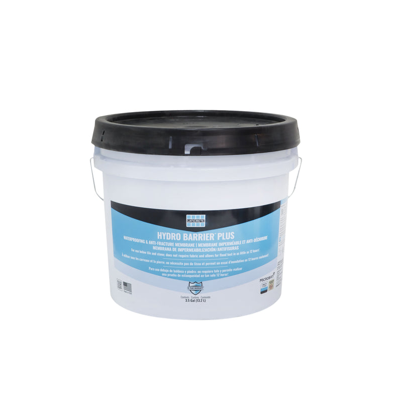 LATICRETE Hydro Barrier Plus Waterproofing Membrane – 3.5 Gallon Anti-Fracture Liquid