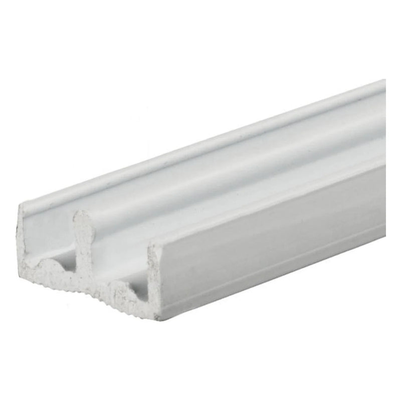 3/4 in. x 6 ft. Mill Finish Aluminum Sliding Door Track (Pair)