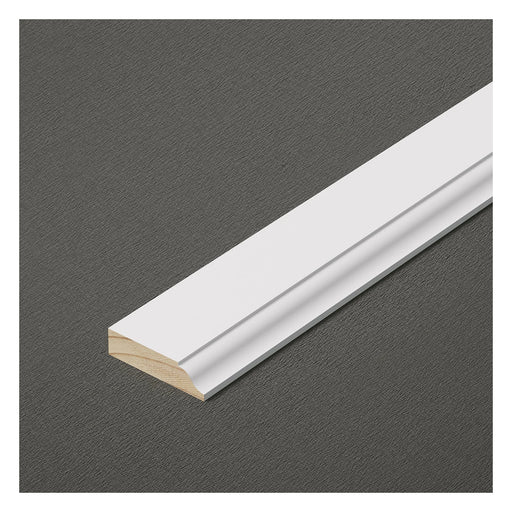 3/8 in. x 1-3/8 in. x 16 ft. Primed Stop Moulding (#47)