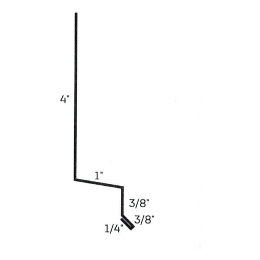 4 in. x 4 in. x 8 in. Step Flashing