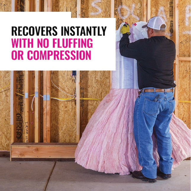 R19 Kraft-Faced Insulation – 15" x 93" (77.50 sq ft) – Owens Corning