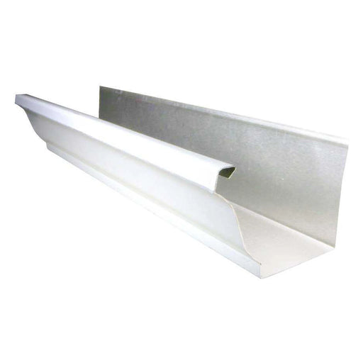5 in. x 10 ft. K-Style Aluminum Gutter, 0.027 in. Brown