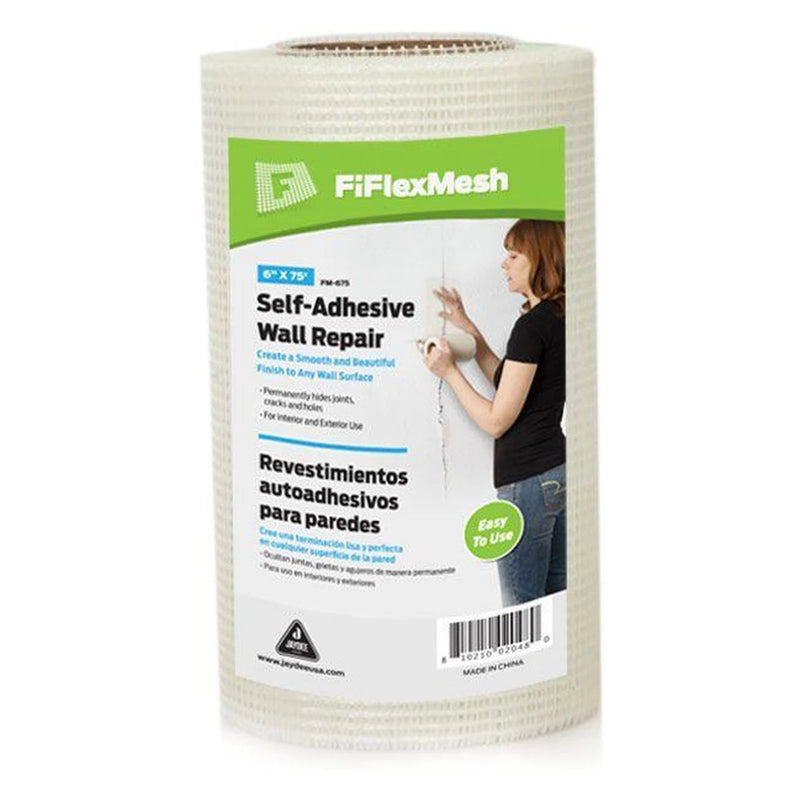 6 in. x 75 ft. Fiflexmesh Self-Adhesive Wall Repair Mesh