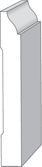 620 Base Moulding – Primed Pine – 4-1/4" – 16'