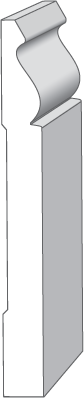 BB514 Base Moulding – 9/16″ x 5 1/4″ | Prestige Line