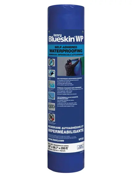 Henry Blueskin® WP200 Self-Adhered Waterproofing Membrane 2sq Roll