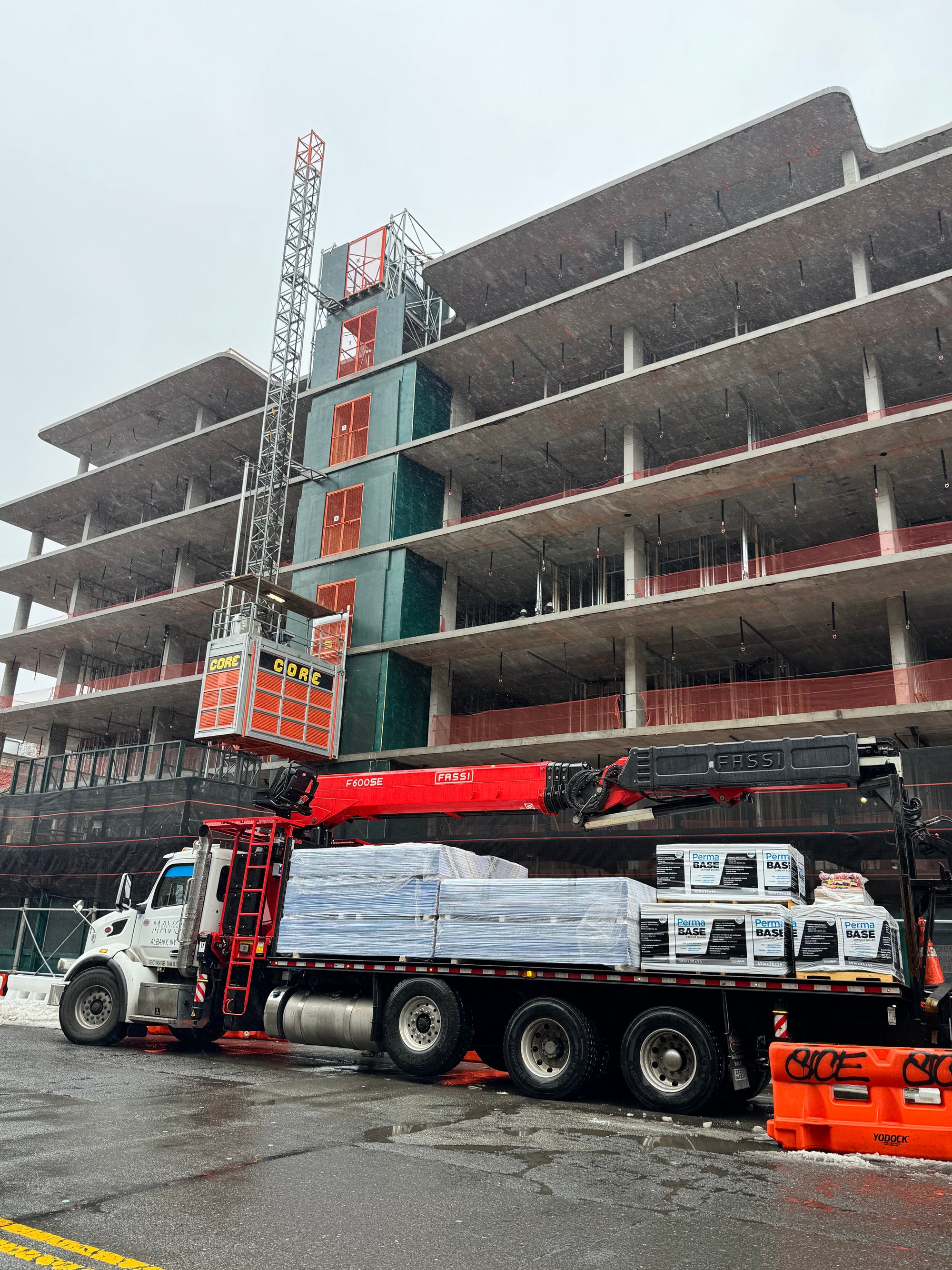 Project-Based Material Supply for Real Construction Work