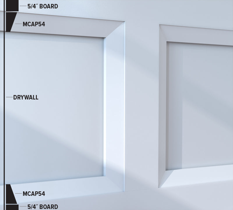 MCAP54 门板造型 – 1″ x 1 3/4″ | Metro 系列