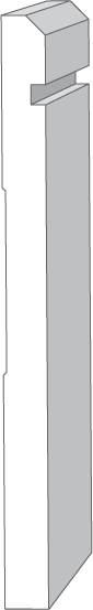 MCB712 Base Moulding – 9/16″ x 7 1/2″ | Metro Collection