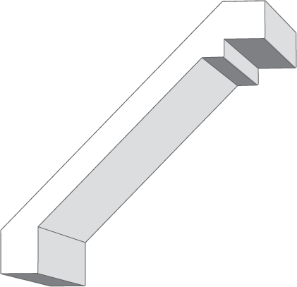 MCR750 Crown Moulding – 1 1/8″ x 7 1/2″ | Metro Collection
