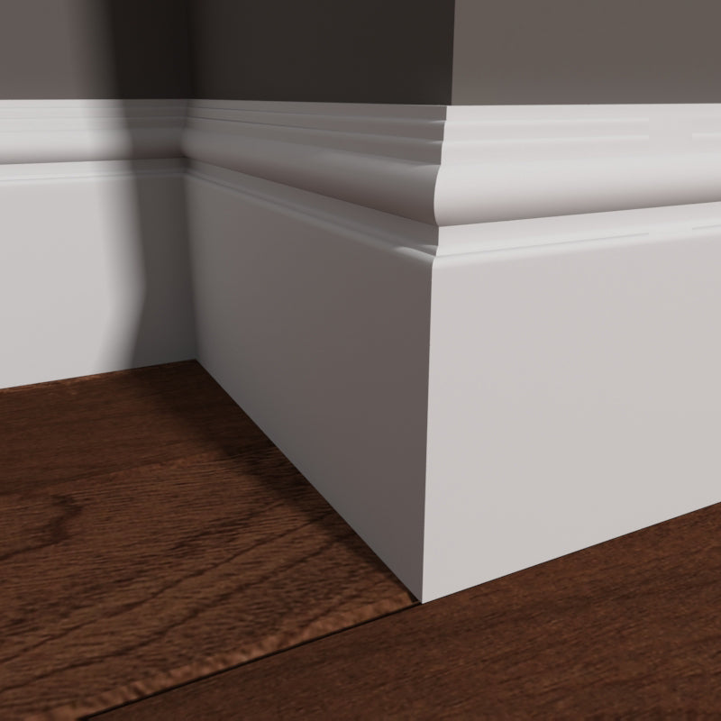 PLB714 Base Moulding – 5/8″ x 7 1/4″ | Prestige Line