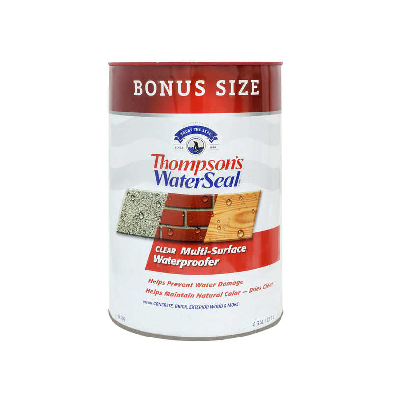 Thompson’s® WaterSeal® Clear Multi-Surface Waterproofer – 6 Gallon Container