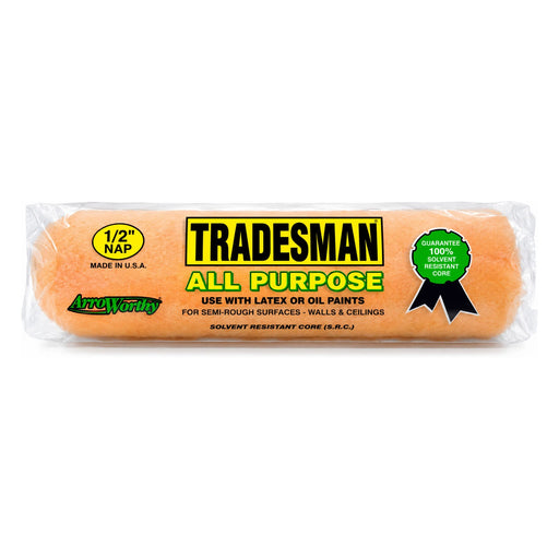 ArroWorthy Tradesman 9 in. All Purpose Roller Cover, 1/2 in. Nap
