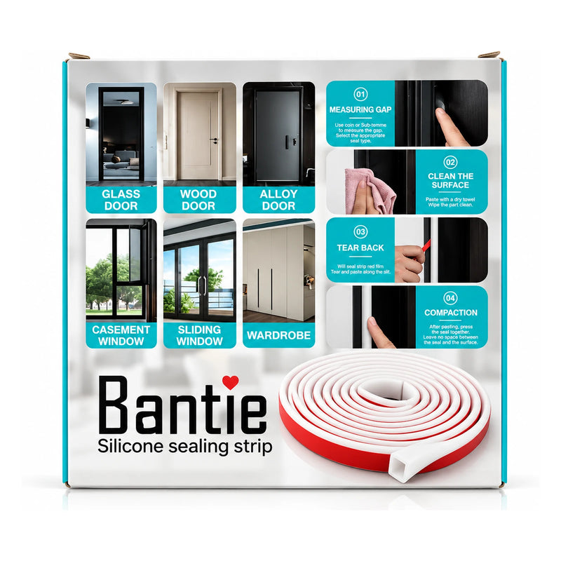 Bantie Silicone Sealing Strip, White - view 4