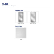 Pella 3/4 Oval Light Fiberglass Front Door glass: Huxley 3/4 Light, Avoca 3/4 Light, Pear