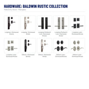 Pella 1/2 Light 1 Panel Fiberglass Front Door hardware, Baldwin Rustic Collection: Longview - Distressed Bronze, Longview - Distressed Nickel, Longview Multipoint Lock - Distressed Bronze, Longview Multipoint Lock - Distressed Nickel, Longview Lever - Distressed Bronze, Longview Lever - Distressed Nickel, Elkhorn - Distressed Bronze, Elkhorn - Distressed Nickel, Elkhorn Lever - Distressed Bronze, Elkhorn Lever - Distressed Nickel