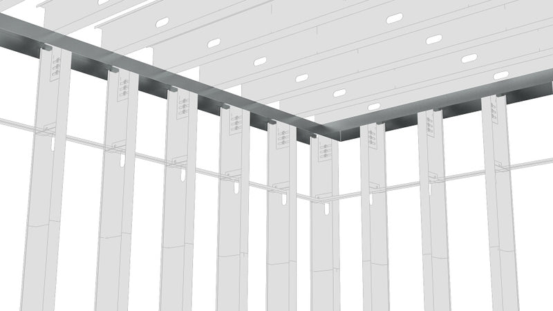 Deep Leg Track (Deflection Track) – Steel Framing Head-of-Wall Track