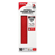 Diablo 4-3/16 x 11-1/4 in. 100-Grit Drywall Sanding Sheets, 10-Pack