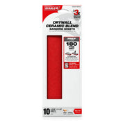 Diablo 4-3/16 x 11-1/4 in. 180-Grit Drywall Sanding Sheets, 10-Pack