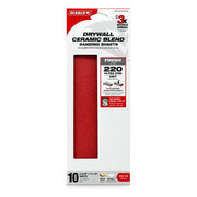Diablo 4-3/16 x 11-1/4 in. 220-Grit Drywall Sanding Sheets, 10-Pack
