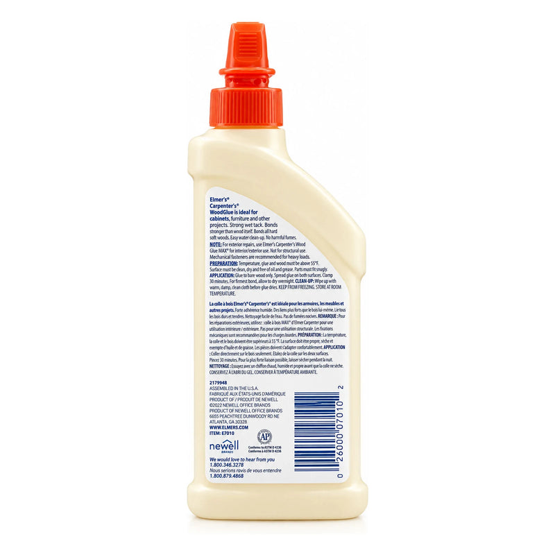 Elmer's Carpenter's Wood Glue, 8 fl. oz. - view 2