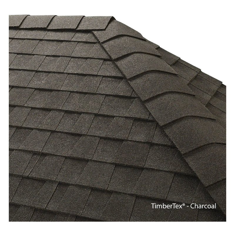 GAF 20 ft. Hip and Ridge Cap Shingles, Charcoal