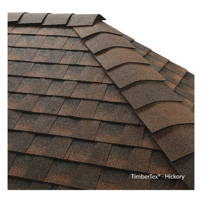GAF 20 ft. Hip & Ridge Cap Shingles, Hickory