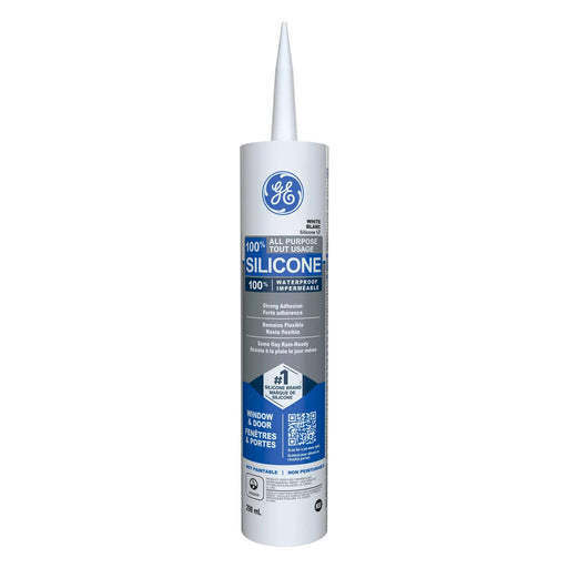 GE Silicone 1 Window & Door Sealant, White