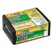Grip-Rite PrimeGuard Plus #8 x 1-1/4 in. Exterior Screws, 1 lb. - view 2