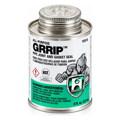 Hercules Grrip 8 oz. All-Purpose Pipe Joint & Gasket Seal, #15515