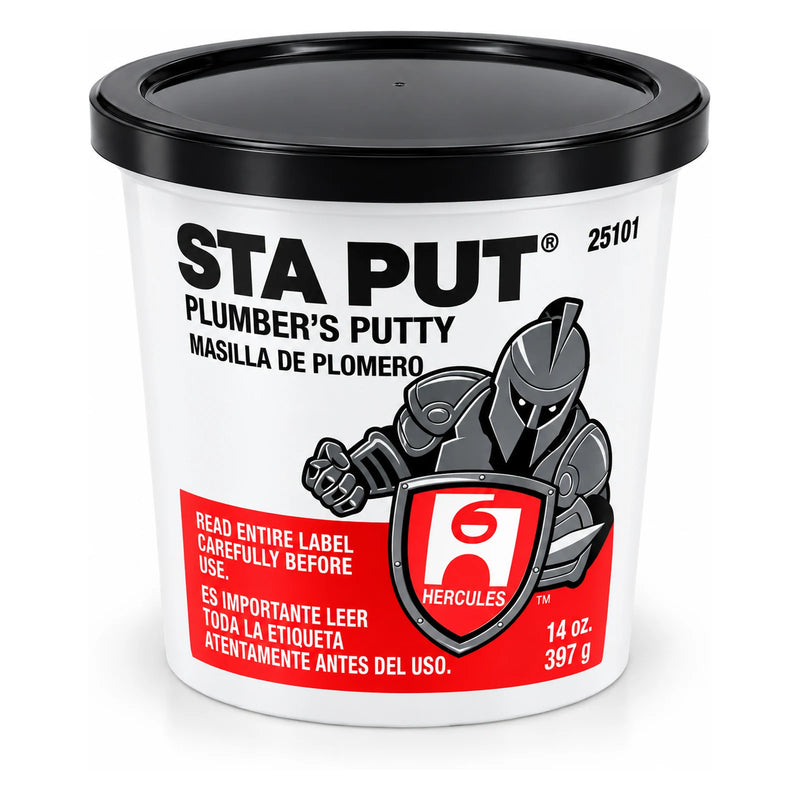 Hercules Sta Put 14 oz. Plumber's Putty, #25101