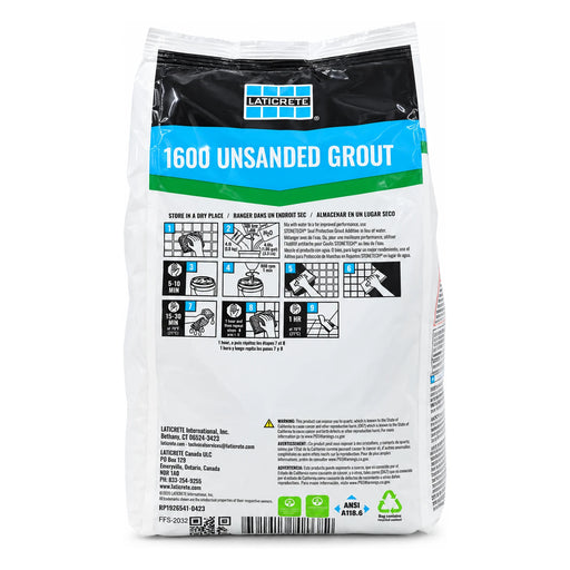 Laticrete 1600 Unsanded Grout, 24 Natural Grey, 8 lb. - view 2