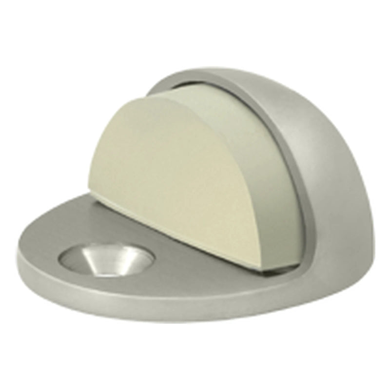 Low Dome Door Stop, Dull Chrome