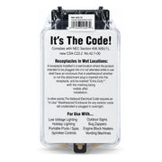 NAI In-Use Weatherproof Enclosure, 1-Gang, 2-1/4 in. Depth - view 3