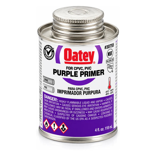Oatey 4 oz. Purple Primer for CPVC & PVC, #30755