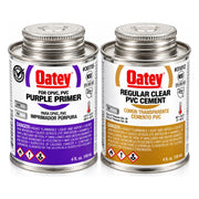 Oatey Handy Pack Purple Primer & Regular Clear PVC Cement, 4 oz. Each, #30246 - view 3