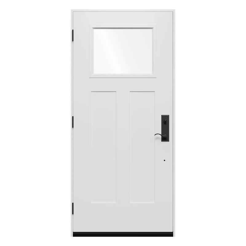 Pella Craftsman Light Fiberglass Front Door