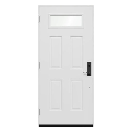 Pella Fan Light Rectangle Fiberglass Front Door