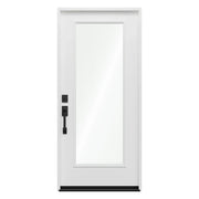 Pella Flush Glazed Full Light Fiberglass Front Door