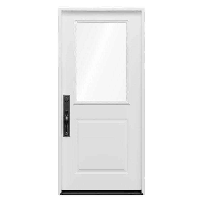 Pella 1/2 Light 1 Panel Fiberglass Front Door