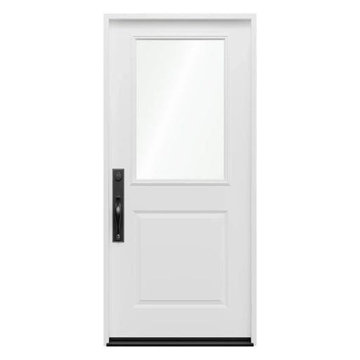 Pella 1/2 Light 1 Panel Fiberglass Front Door