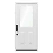 Pella 1/2 Light 2 Panel Fiberglass Front Door