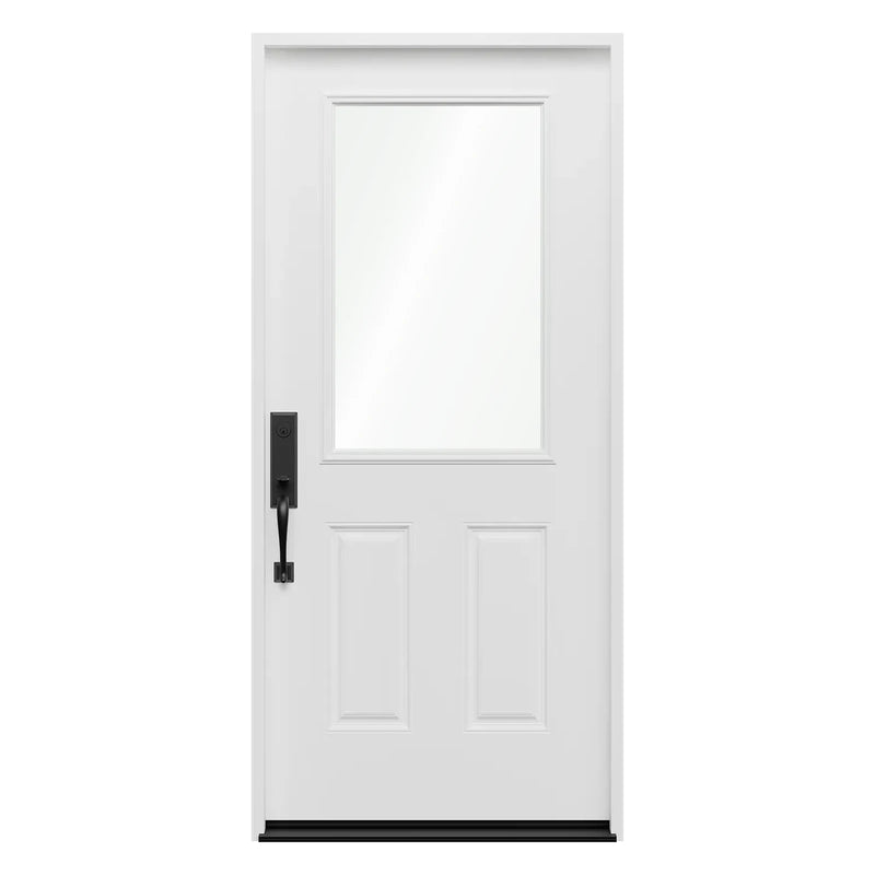 Pella 1/2 Light 2 Panel Fiberglass Front Door